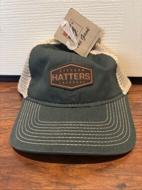 Stetson University Lacrosse Green and Beige Classic Trucker hat by The Game.